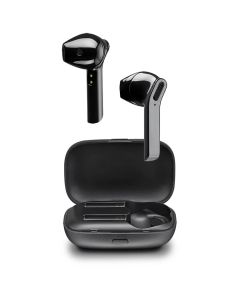 Say hello to true wireless freedom and goodbye to messy cords. With no strings holding you back you can do more and be more in your sweatproof truly wireless earbuds. The included recharging case not only protects the earbuds while you stow them away, but can also recharge your earbuds fully between your longest listening session. Live wire-free today.