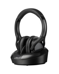 With an adjustable headband, plush, cushioned ear pads and true wireless freedom, you'll be comfortable enough for binge watching your favorite TV shows, movies and more for hours on end. An included docking station and transmitter makes recharging easy so you never have to disturb your significant other, roommates, kids or neighbors. Easily connect to your system with the included cables (aux in, optical audio, aux in to RCA audio adapter) and enjoy listening privately to your entertainment.