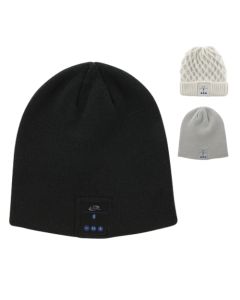 This beanie will keep you warm on-the-go and wire free with the integrated stereo speakers, mic and controls for wireless music and hands-free calls. Fashionable, functional tech just got personal again. 