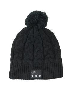 	Stay warm while you listen to your favorite music or podcasts with iLive's Wireless Music Beanie. This on trend beanie with knit pom-pom lets you listen and take calls without wires. Simply pair your device to the beanie using Bluetooth and enjoy hours of your favorite audio. The cap includes built-in controls (volume up/down, skip forward/back, play/pause, power/pairing, answer phone/redial) so you can keep your phone in your pocket and your hands warm, all while staying in control. The included Micro-USB cable makes charging a breeze so you can rock on all winter long. 