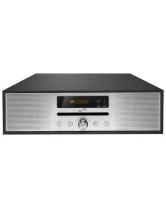 A modern twist and a classic style combine to bring you this all-in-one home music system.  