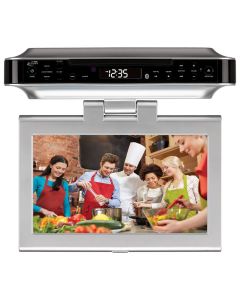 Watch your favorite cooking shows (HDMI/USB ports), entertain the kids (DVD player), listen to your favorite music (FM/CD/Bluetooth) and prevent dinner disasters (timer) all with one machine.