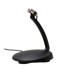 Capture crisp, clear audio with this clip-on microphone and stand combination. 