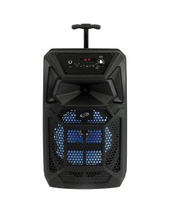 Take the party wherever you roam with our Portable Wireless Speaker System featuring Bluetooth 5.0, Digital FM radio, Aux in, and USB port (for MP3 files).