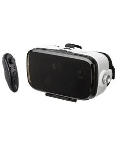 With a built in action button and a translucent front panel for AR, this VR headset will provide endless entertainment and with the included the Bluetooth VR remote control you can play/pause your virtual experience without disturbing your fully immersed sensibilities.